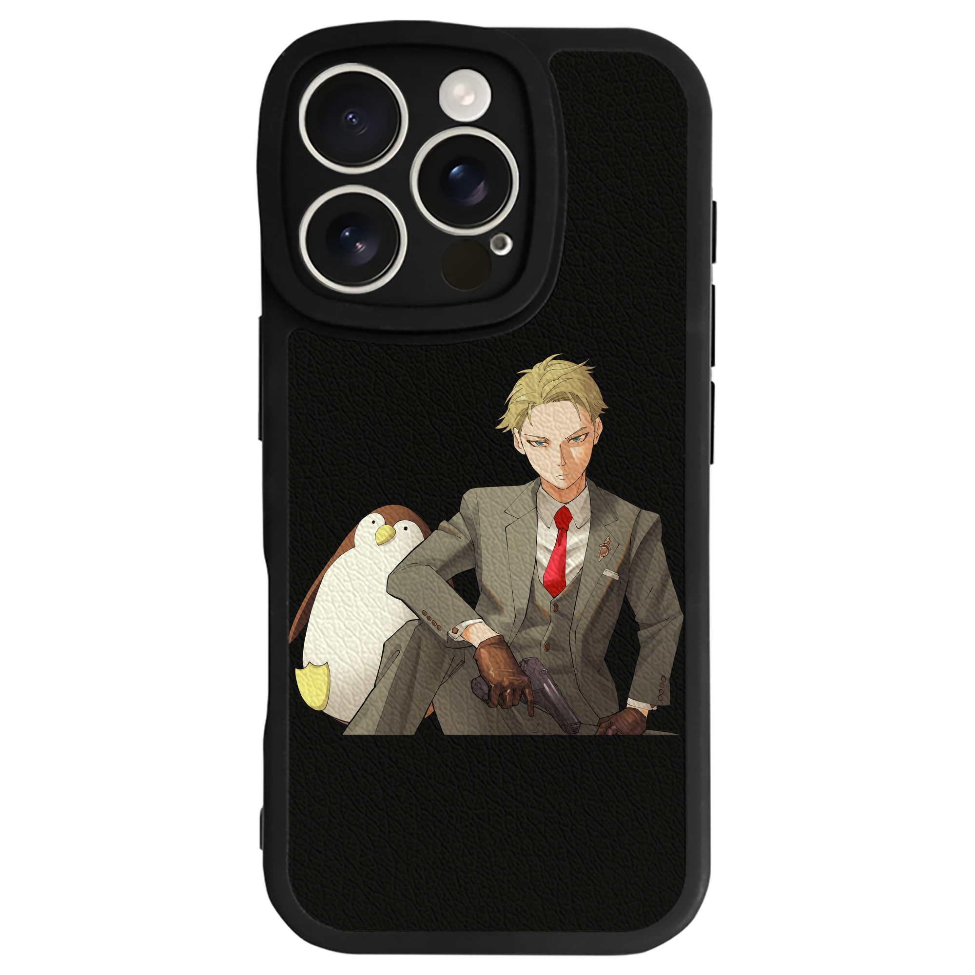 （画像用） SPY×FAMILY间谍家家酒 【iPhone 16シリーズ対応】シリコンスマホケース（レザー調） 材質：シリコン